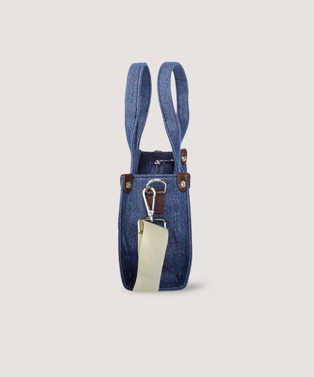 Lola Women Denim Sling Bag Side Image