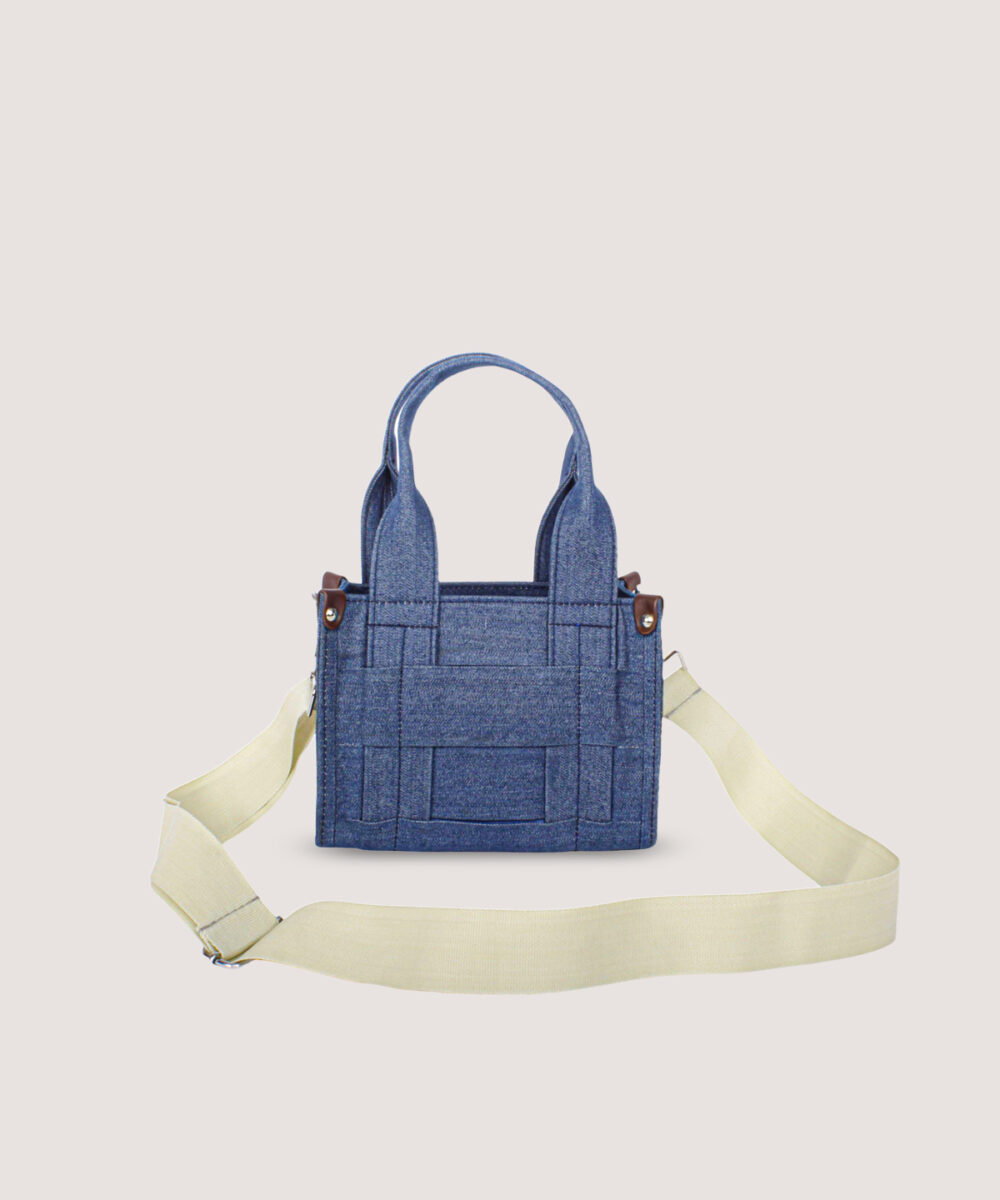 Lola Women Denim Sling Bag Back Image