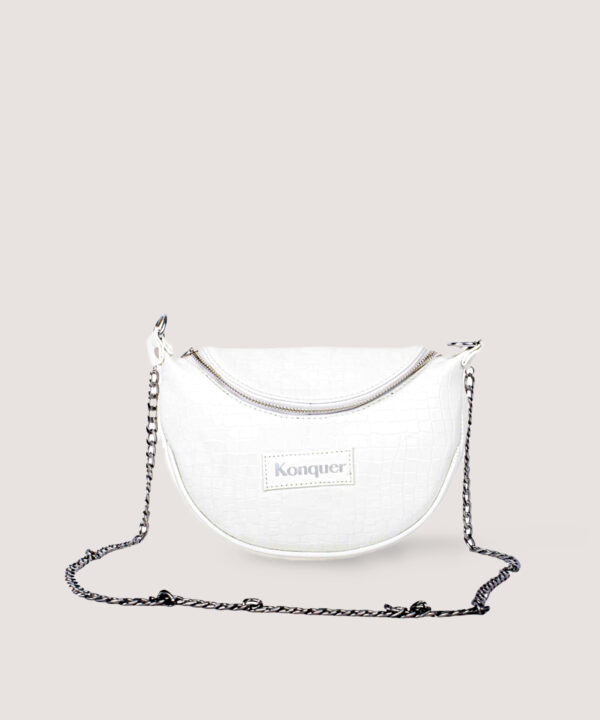 Candice Women White Crossbody Bag - Front Image